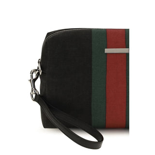 Black Cotton Handbag