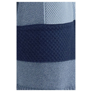 Bermudas de algodón azul