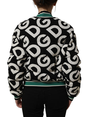 Multicolor Logo Full Zip Bomber Jacket