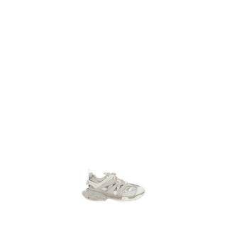White Polyethylene Athletic Sneakers