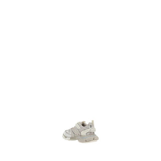 White Polyethylene Athletic Sneakers