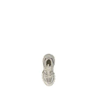 White Polyethylene Athletic Sneakers