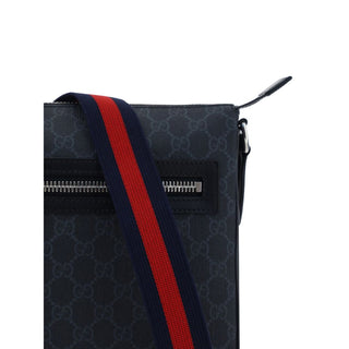 Bolso de hombro de tela negra