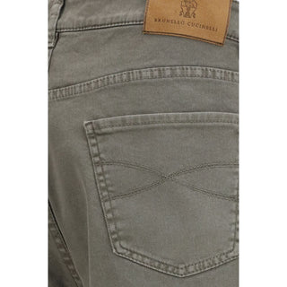 Bicolor Cotton Jeans Denim