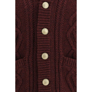 Bordeaux Cashmere Cardigan