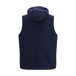 Blue Wool Oves Aries Sleeveless Jacket