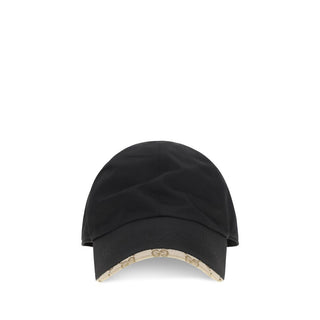 Black Cotton Cap (Baseball Hat)