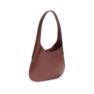 Bordeaux Calf Leather Bos Taurus Shoulder Bag