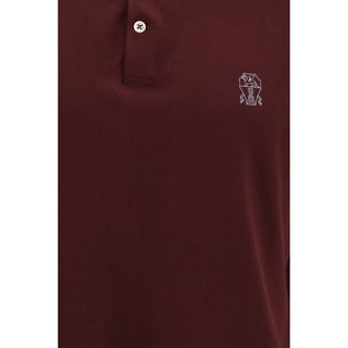 Bordeaux Cotton Polo Shirt