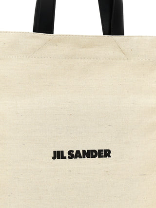 Bicolor Jute Tote Bag