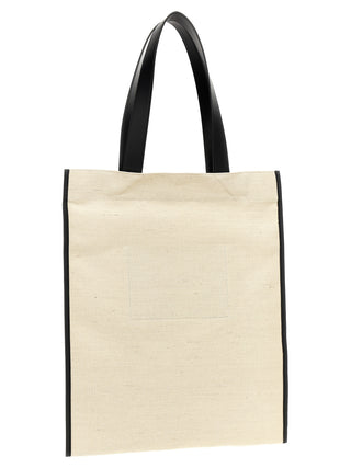 Bicolor Cotton Tote Bag