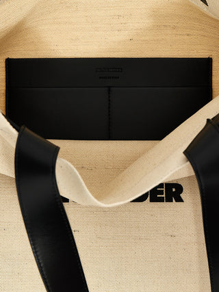 Bicolor Cotton Tote Bag