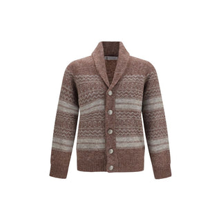 Bordeaux Alpaca Vicugna Pacos Cardigan