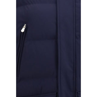 Blue Polyamide Parka