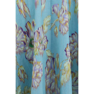 Multicolor Linen Casual Dress