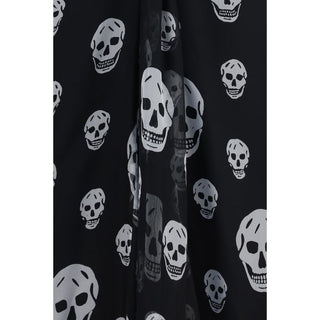 Black Silk Long Skirt