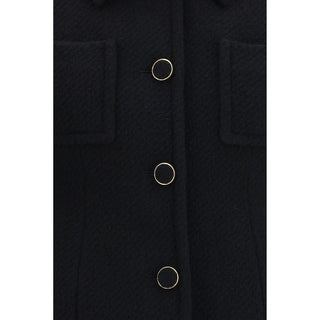 Black Wool Oves Aries Blazer