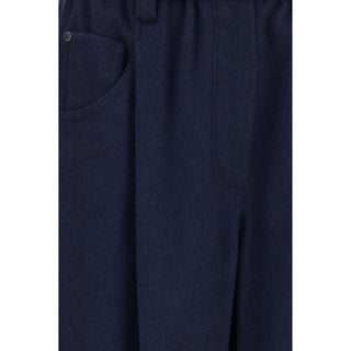 Blue Wool Oves Aries Pants