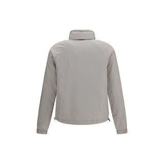 Gray Polyester Shell Jacket