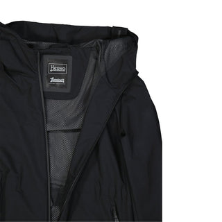 Black Polyester Shell Jacket