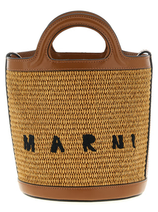 Brown Cotton Handbag