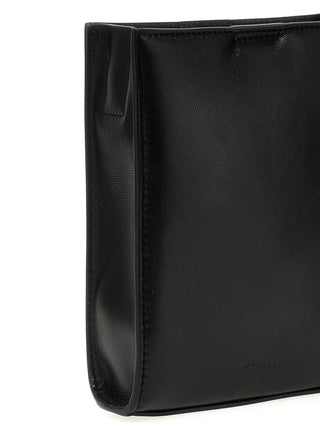 Black Calfskin Crossbody Bag