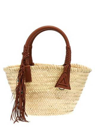 Brown Marabou Handbag
