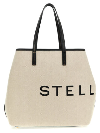 Beige Cotton Tote Bag