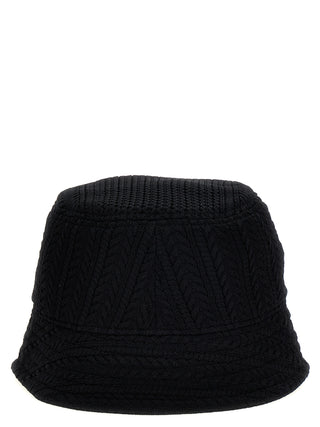 Black Viscose Bucket Hat