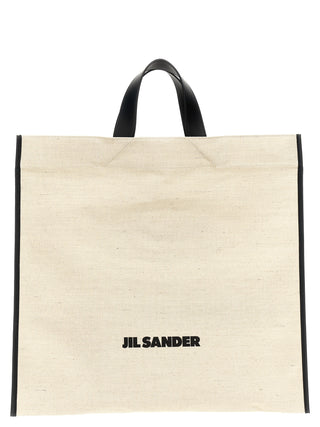 Bicolor Jute Tote Bag