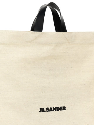 Bicolor Jute Tote Bag