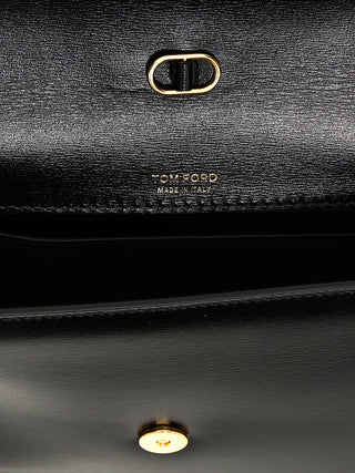 Black Leather Crossbody Bag