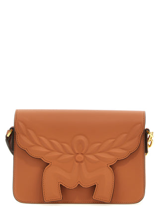 Brown Calfskin Crossbody Bag