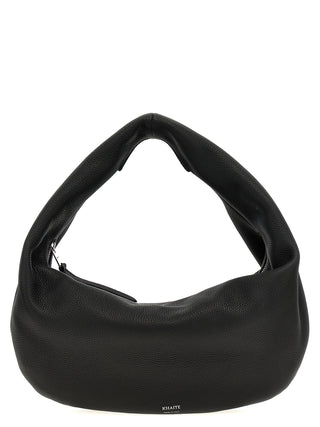 Black Calfskin Shoulder Bag