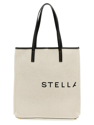Beige Cotton Tote Bag