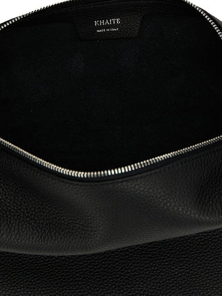Black Calfskin Shoulder Bag
