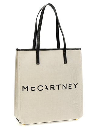 Beige Cotton Tote Bag