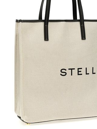 Beige Cotton Tote Bag