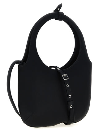 Black Polyester Handbag