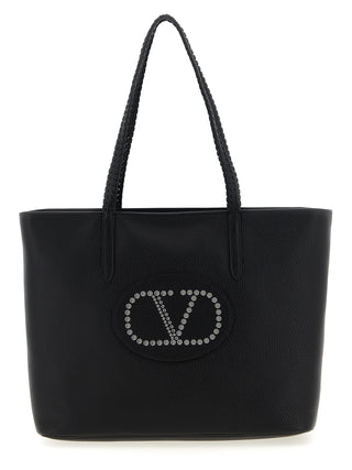 Black Calfskin Tote Bag