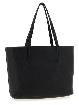 Black Calfskin Tote Bag