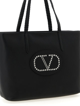 Black Calfskin Tote Bag