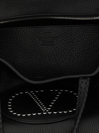 Black Calfskin Tote Bag