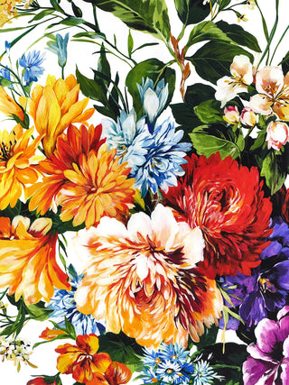 Multicolor Silk Foulard