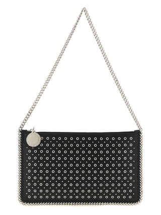 Black Polyester Shoulder Bag