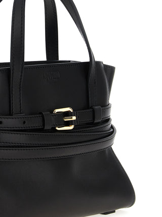 Black Polyester Handbag