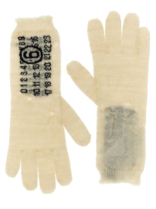Bicolor Virgin Wool Gloves