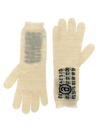Bicolor Virgin Wool Gloves