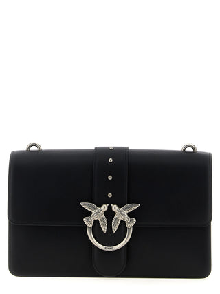 Black Goatskin Crossbody Bag