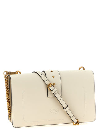 White Goatskin Crossbody Bag